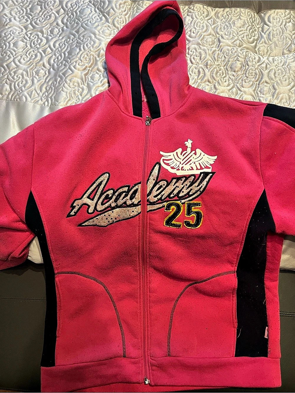 Cool Canada Aero League 25 Graphic Zip Hoodie Pink Size 48